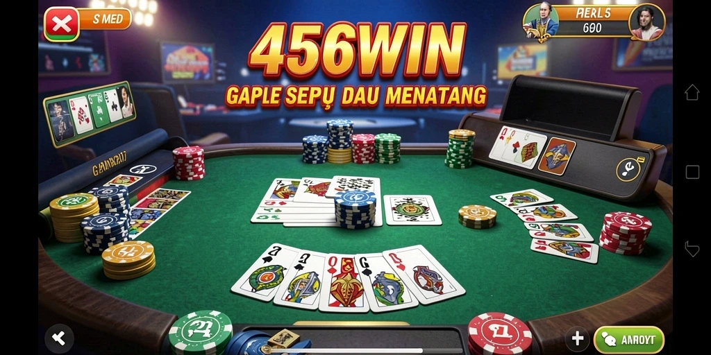 Gameplay Gaple yang seru dan interaktif di 456WIN.