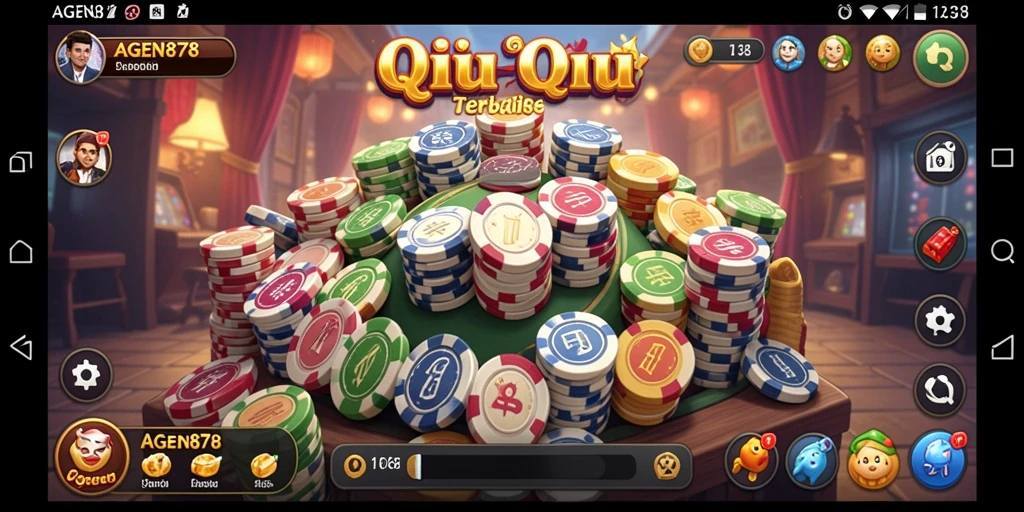 Tampilan gameplay QiuQiu yang memukau di AGEN878.
