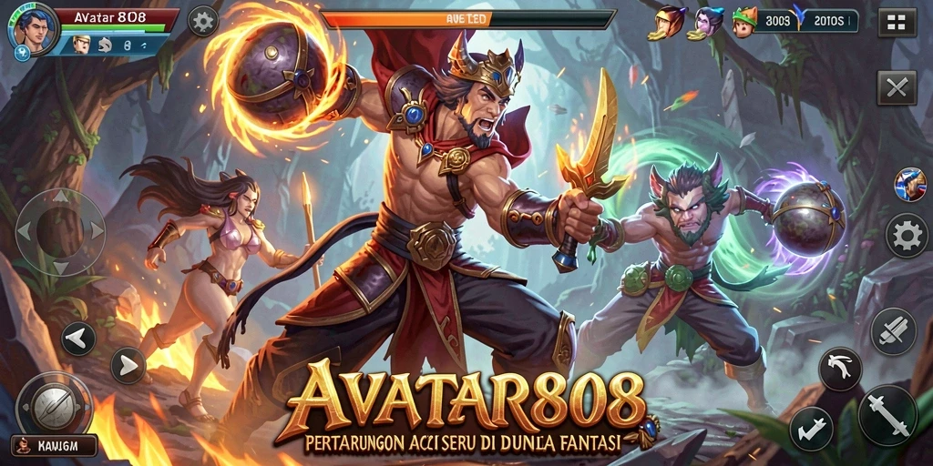 Tampilan menakjubkan dari gameplay aksi yang mendebarkan.