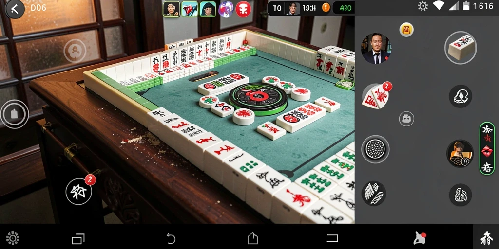 Tampilan luar biasa dari gameplay Mahjong di D06.