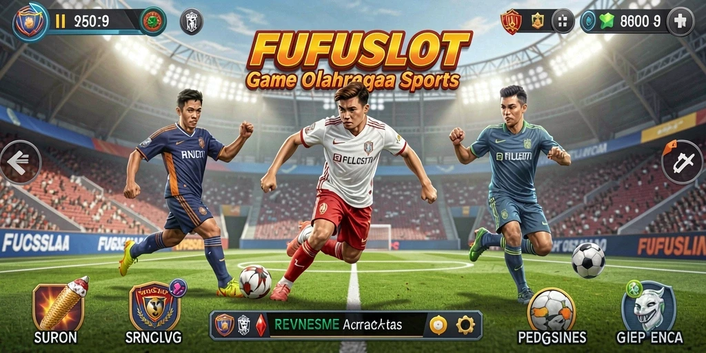 Tampilan gameplay FUFUSLOT yang mendebarkan dan penuh aksi olahraga.