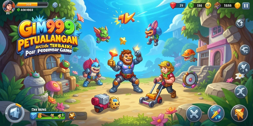 Gameplay GIM999 yang penuh aksi dan tantangan menarik.