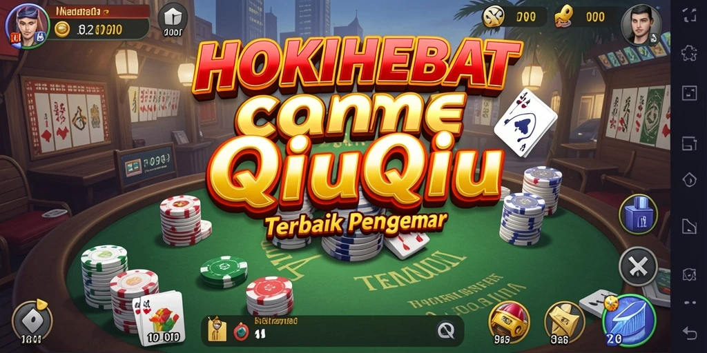 Tampilan gameplay seru dari HOKIHEBAT dengan suasana kompetitif yang intens.
