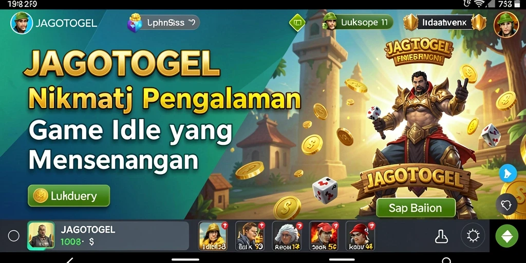 Tampilan gameplay JAGOTOGEL yang menarik dan penuh warna.