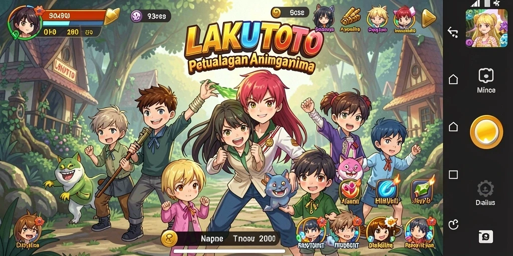 Tampilan gameplay LAKUTOTO yang seru dan menegangkan.