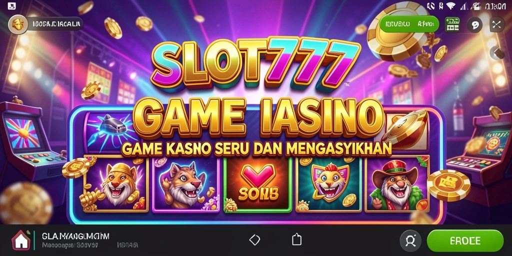 Tampilan menarik dari gameplay Kasino di SLOT777 dengan grafis yang menawan.