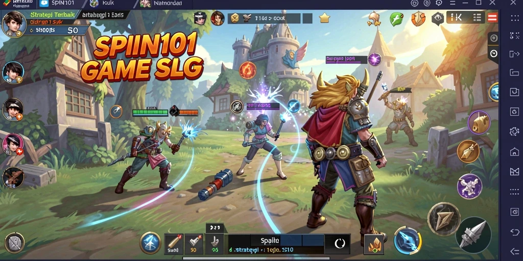 Tampilan gameplay SPIN101 yang menarik dan penuh strategi.